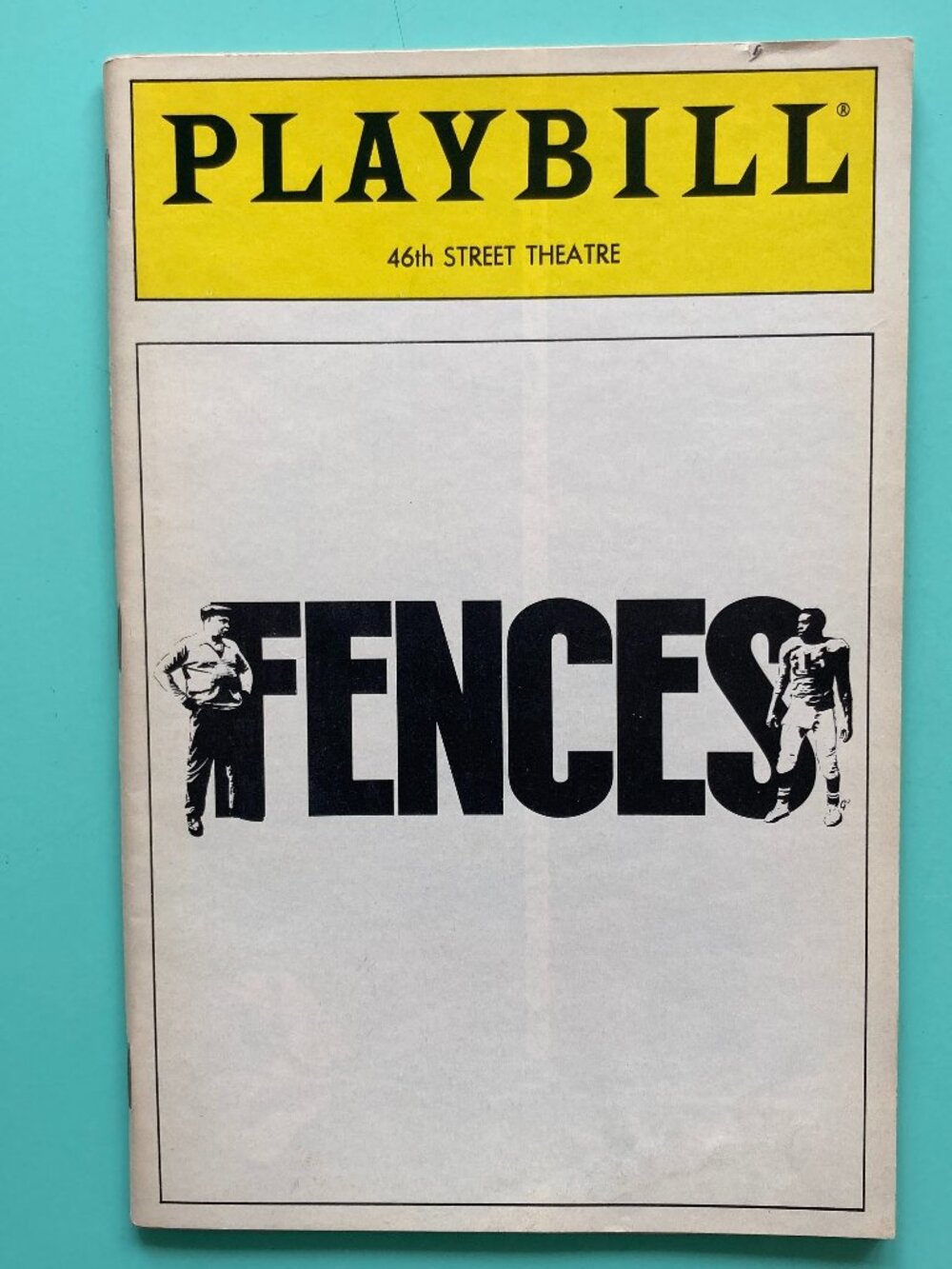 Fences Playbill JAMES EARL JONES COURTNEY B VANCE ARY ALICE RAY ARANHA March1987